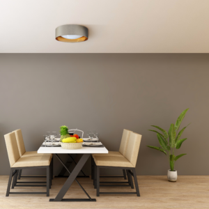 Oprawa Sufitowa PLAFON LED Lampa TULUZA 24W 2600lm 4000K 40cm Taupe GOLDLUX (Polux)