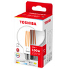 Żarówka LED E27 G95 11W = 100W 1521lm 2700K Ciepła Filament Ściemnialna TOSHIBA