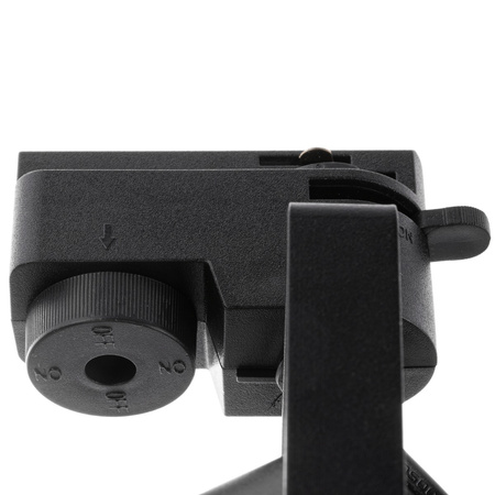 Reflektor Szynowy GU10 Czarny Mat Lampa do Szynoprzewodów Jednofazowych