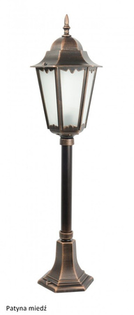 Lampa Ogrodowa Zewnętrzna Stojąca SŁUPEK Retro Classic II K 5002/3 H E27 85cm Su-Ma