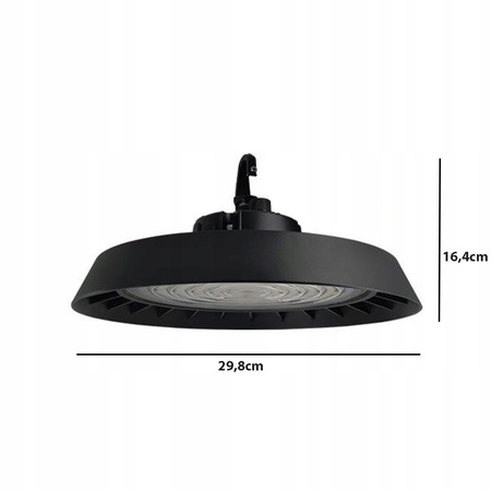 Lampa Przemysłowa LED Wisząca Oprawa High Bay 150W 24000lm CCT Ściemnialna IP65