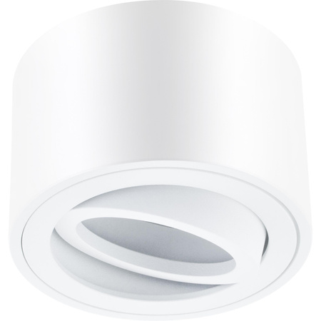 Oprawa Natynkowa HALOGENOWA Tuba Spot Ruchoma Okrągła Biała 50mm + Wkład LED 7W 3000K AMAT-S LUMILED