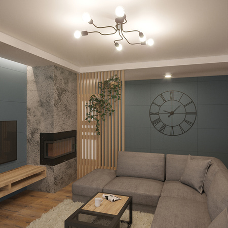 Lampa Sufitowa Oprawa Natynkowa Wisząca Zwis 6x E27 Żyrandol Nieregularna Biała Industrialna Vector Sollux