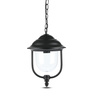 Lampa Ogrodowa Wisząca E27 Na łańcuchu Czarny mat VT-850 V-TAC