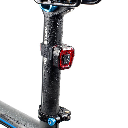 Lampka Latarka Rowerowa Światło Tył LED USB Czerwona z Akumulatorem 5 Trybów Świecenia VAYOX