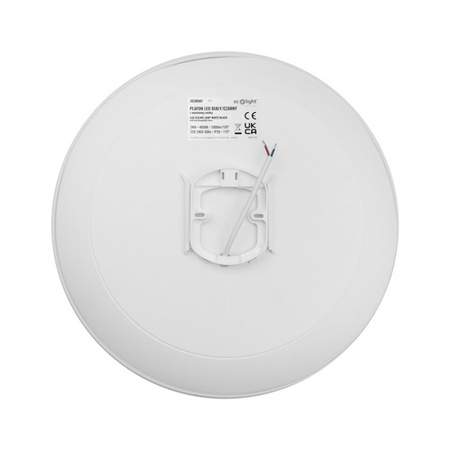 Plafon LED Lampa Sufitowa 32W 2400lm 4000K Neutralna z Wymienną Ramką Czarną lub Białą Ecolight