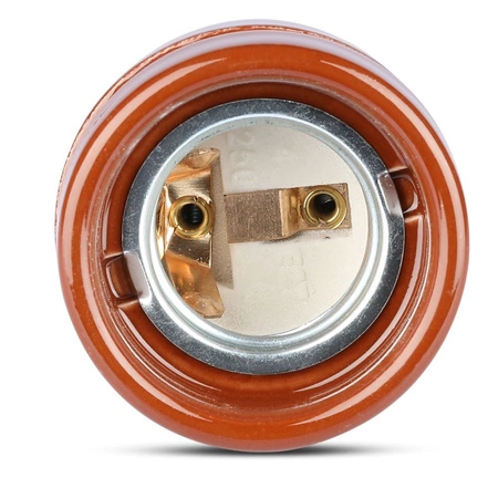 Lampa Wisząca Oprawa E27 Porcelanowy klosz brązowy VT-799 V-TAC