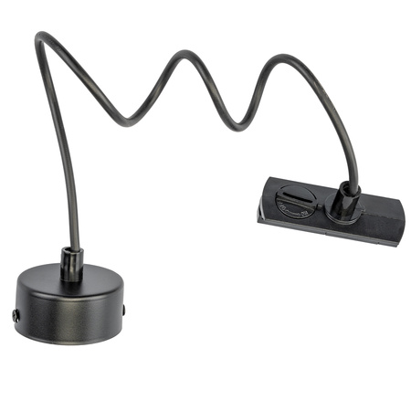 ADAPTER ZASILAJĄCY DO SZYNOPRZEWODÓW BAZA MONTAŻOWA 1F CZARNY LUMILED