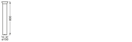 Słupek Ogrodowy Lampa Oprawa Stojąca LED 10W 3000K Ciepła + RGB IP44 SMART+ WiFi Ściemnialna 80cm Eclipse Pathway LEDVANCE