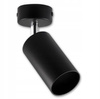Kinkiet Spot Reflektor LED Lampa Sufitowa Natynkowa BLACK Czarna Nowoczesna GU10
