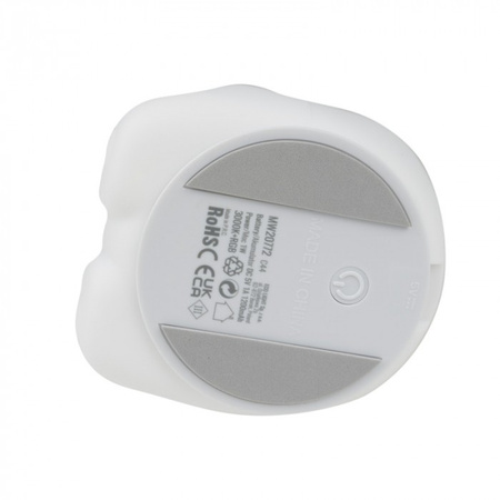 Lampka Nocna Dziecięca LED 1W 3000K Ciepła + Wielokolorowa RGB Akumulatorowa 1200mAh Biała ŻYRAFA MARY'S