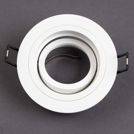 Oprawa HALOGENOWA Podtynkowa Ruchoma GU10 MR16 Okrągła Biała CASSIO LUMILED