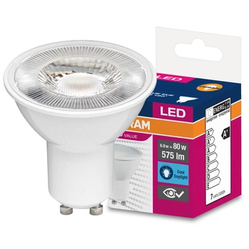Żarówka LED PAR16 Reflektor GU10 6.9W = 50W 575lm 6500K Zimna 120° VALUE Osram