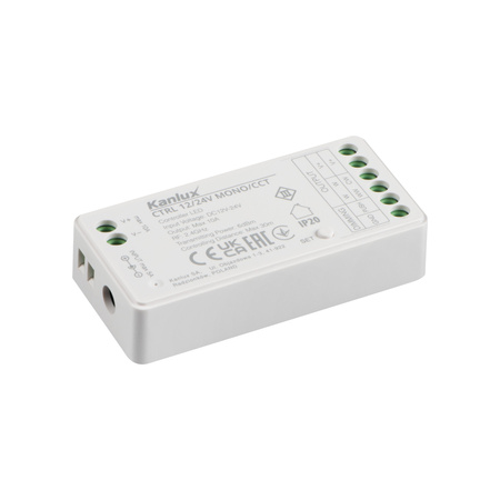 Kontroler Sterownik do Taśmy LED Mono CCT 10A Biały CTRL Kanlux