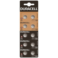 BATERIE Alkaliczne GUZIKOWE Duracell LR44 1,5V Blister 10szt