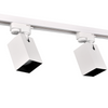 Zestaw Szynowy Szynoprzewód Szyna Listwa 1-Fazowa + 3x Reflektor GU10 Biała Czarna SQUARE Sanico Goldlux