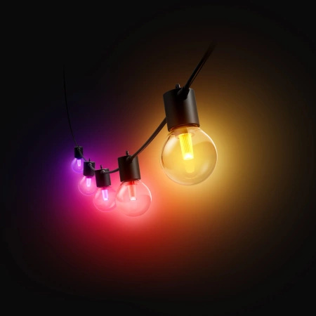 Girlanda Ogrodowa Zewnętrzna 7m IP65 10LED RGB SMART Inteligentna Bluetooth ZigBee White and Color Ambiance Festavia Philips HUE