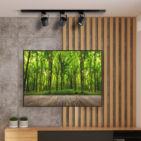 Reflektor Szynowy GU10 Czarny do Szynoprzewodów Minor POLUX