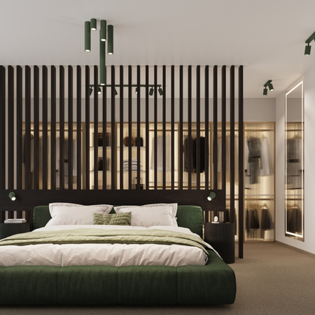 Lampa Sufitowa Reflektor Tuba Spot 4x GU10 Oliwkowa Karbon Deep Space SL.1621 Sollux