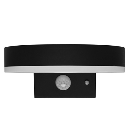 Kinkiet Ogrodowy Solarny LED Lampa Elewacyjna 6W Czarna Okrągła ENDURA STYLE LEDVANCE