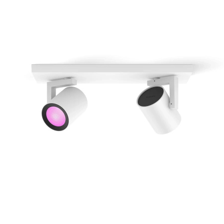 Lampa Sufitowa LED Reflektor 8.2W 800lm IP20 White and Color Ambiance RGB + TW Biała Inteligentna SMART Zigbee Bluetooth Argenta Philips HUE