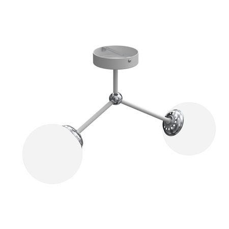 Lampa Sufitowa JOY Biała 2xE14 Milagro