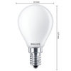 Żarówka LED Kulka E14 P45 6.5W = 60W 806lm 2700K Ciepła Filament Mleczna PHILIPS
