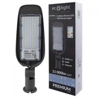 Lampa Uliczna Drogowa LED 100W 11000lm 6500K Zimna IP65 110lm/W PREMIUM Ecolight