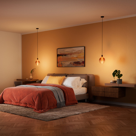 Żarówka LED Dekoracyjna E27 4.8W = 20W 200lm 1800K Ciepła 320° Bursztynowa Filament Ściemnialna Vintage 1906 Osram