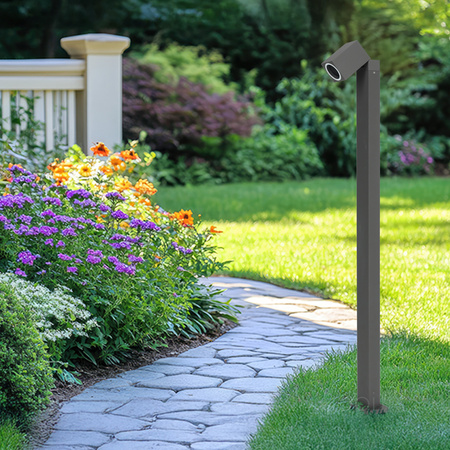 Lampa ogrodowa LED QUAZAR 15S GU10 IP44 KOBI Szara