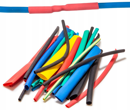 Rurki Termokurczliwe Koszulki Opaski Kolorowe 22szt 50mm