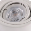 Oprawa Natynkowa HALOGENOWA Aluminiowa Biała SPOT TUBA 10cm do LED GU10 Bellalux