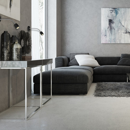 Lampa Ścienna Kinkiet MAXI Czarna 1xGU10 Milagro