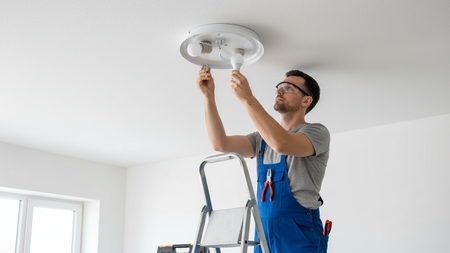 Plafon LED Lampa Sufitowa Natynkowa 2x E27 Biała Okrągła Ecolight