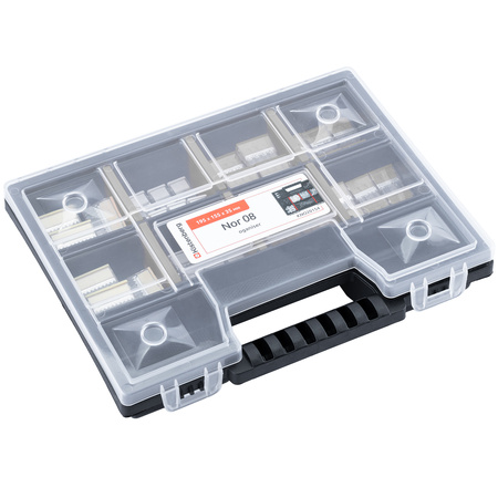 Szybkozłączki Złączki Instalacyjne Komplet Zestaw 100 sztuk - 20x 2X2, 30x 3X2, 30x 4X2, 20x 5X2 + Organizer Walizka