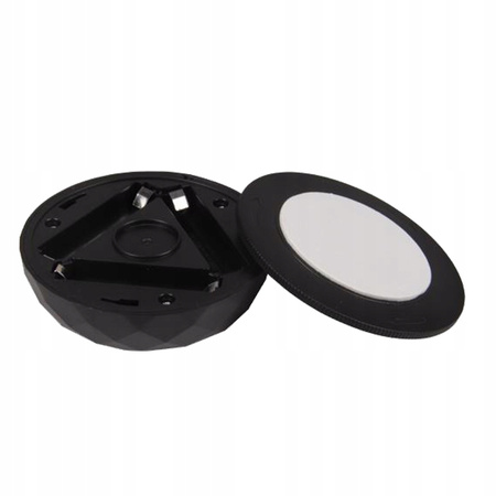 2x Lampka Podszafkowa LED Samoprzylepna Okrągła na Baterie 4000K 3xAAA Czarna