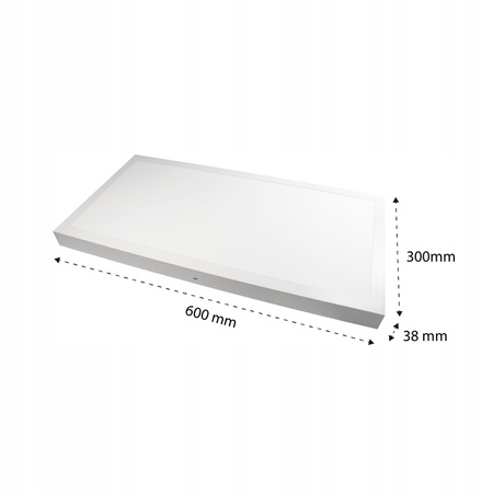 Panel LED Natynkowy Kaseton 60x30cm 30W 2400lm 4500K 120°