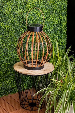 Lampa Solarna LED Zewnętrzna Ogrodowa Stojąca Wisząca Latarenka 3000K IP44 Czujnik Zmierzchu