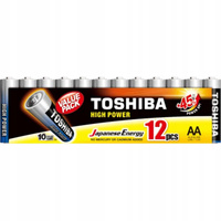 Baterie Alkaliczne TOSHIBA HIGH POWER LR6 AA 1,5V PACK 12szt