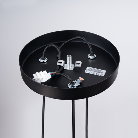 Lampa Sufitowa Wisząca Zwis 3x G9 Tubularna Czarna Nowoczesna Arche Sollux