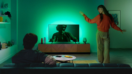 Inteligentna Taśma LED RGBIC do Monitora Telewizora TV 55"-65" z HDMI Sync Box Wi-Fi WiZ