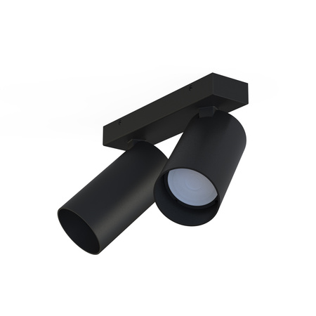 Lampa Sufitowa Oprawa Natynkowa Reflektor Punktowa 2x GU10 Czarna Nowoczesna MONO 7841 Nowodvorski