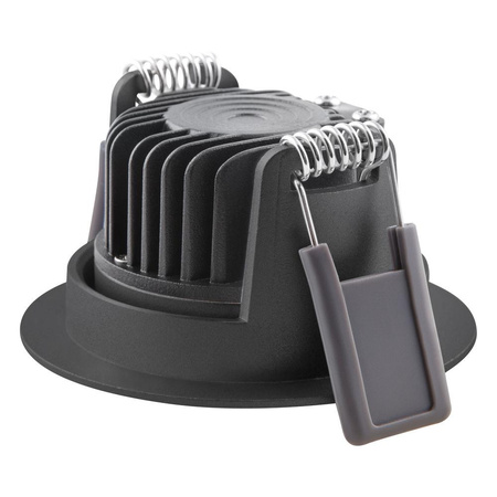 Panel LED Oprawa Podtynkowa Punktowa 8W 680lm CCT Ściemnialna Oczko Spot Czarny Air Adjust Ledvance