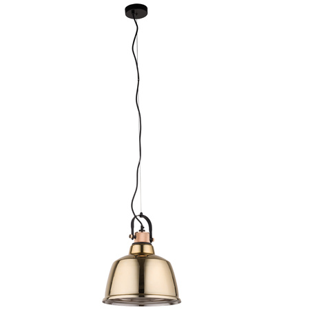 Lampa Sufitowa Wisząca E27 Złota Industrialna AMALFI L 8381 Nowodvorski