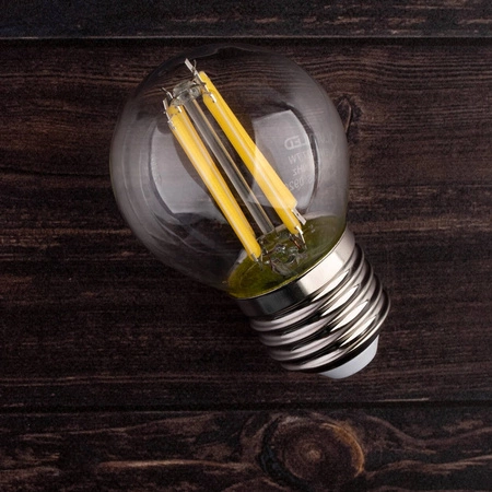 Żarówka LED E27 Kulka P45 7W = 60W 806lm 4000K Neutralna 360° FILAMENT LUMILED