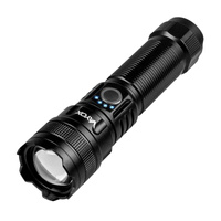 Latarka Akumulatorowa LED Taktyczna 600lm 10W Lampka Ręczna Mocna ZOOM POWERBANK VA0179 VAYOX