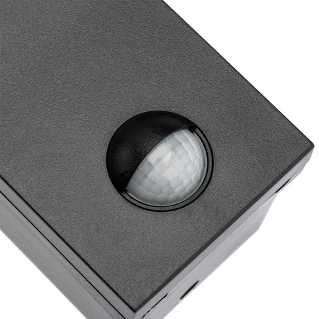 Kinkiet Ogrodowy Elewacyjny Lampa Zewnętrzna LED 10W 4000K IP54 z Czujnikiem Ruchu i Zmierzchu