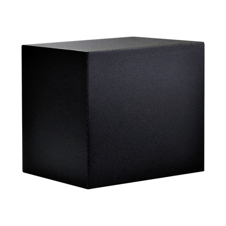 Kinkiet ogrodowy LED GU10 BOSTON kwadrat GOLDLUX (Polux) ALUMINIUM CZARNY