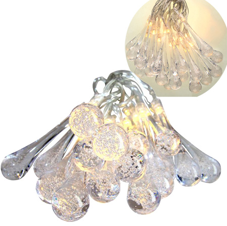 Sople plastikowe Girlanda na baterie 3x AA 20x LED MILAGRO EKD3942