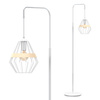 Lampa Stojąca Podłogowa CLIFF Biała 1xE27 Milagro